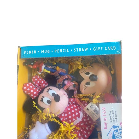 Vintage Mickey Unlimited Minnie Mouse Plush Mickey Mug pencil & Straw - Picture 3 of 7